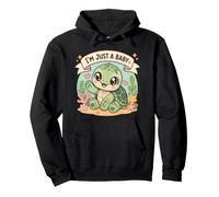 Cita Divertida de Animales de Tortuga I'm Just A Baby Turtle Sudadera con Capucha
