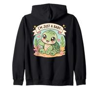 Cita Divertida de Animales de Tortuga I'm Just A Baby Turtle Sudadera con Capucha
