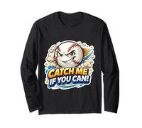 Cita Divertida de «Atrápame si Puedes» para un Amante de un Jugador de béisbol Manga Larga