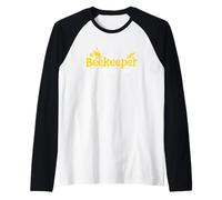 Cita divertida de Bekeeper If I Run You Run Camiseta Manga Raglan