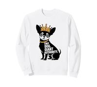 Cita Divertida de Chihuahua de Tiny Dog Giant Authority Sudadera