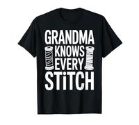 Cita Divertida de Costura de Abuela Sabe Cada Puntada Camiseta
