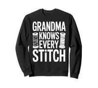 Cita Divertida de Costura de Abuela Sabe Cada Puntada Sudadera