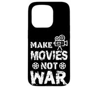 Cita Divertida de Director de Cine Make Movies Not War Carcasa para iPhone 15 Pro