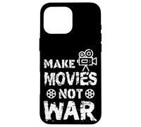 Cita Divertida de Director de Cine Make Movies Not War Carcasa para iPhone 16 Pro MAX