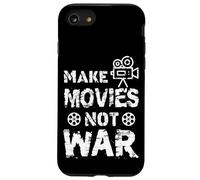 Cita Divertida de Director de Cine Make Movies Not War Carcasa para iPhone SE (2020) / 7/8