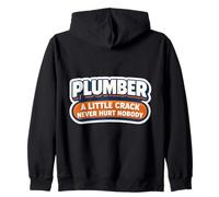 Cita Divertida de Fontanero: «Un Poco de Crack Nunca Hace daño a Nadie» Sudadera con Capucha