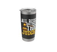 Cita divertida de graduación de abogado All Rise Here Comes The Judge Vaso térmico de acero inoxidable de doble pared