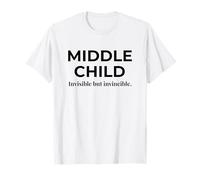 Cita Divertida de Hermano Invisible Pero invencible del niño Medio Camiseta