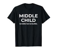 Cita Divertida de Hermano Invisible Pero invencible del niño Medio Camiseta