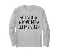 Cita Divertida de If You Love Me Let Me Sleep Manga Larga