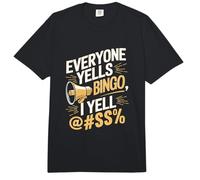 Cita Divertida de Jugador de Bingo - Todos gritan Bingo Comfort Colors Adult Heavyweight T-Shirt
