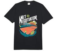 Cita Divertida de Jugador de Tenis - Net Negotiator Comfort Colors Adult Heavyweight T-Shirt