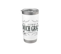 Cita divertida de jugador de The Summer I Touched Grass Vaso térmico de acero inoxidable de doble pared
