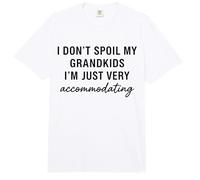 Cita Divertida de la Abuela de «No estropeo» a mis Nietos Comfort Colors Adult Heavyweight T-Shirt