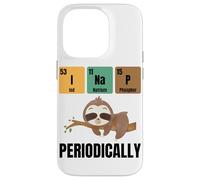Cita divertida de la siesta de perezoso de química Carcasa para iPhone 14 Pro