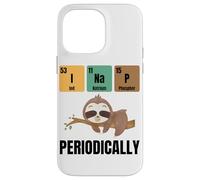 Cita divertida de la siesta de perezoso de química Carcasa para iPhone 14 Pro Max