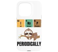 Cita divertida de la siesta de perezoso de química Carcasa para iPhone 15 Pro
