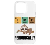 Cita divertida de la siesta de perezoso de química Carcasa para iPhone 15 Pro Max