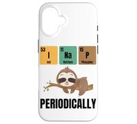 Cita divertida de la siesta de perezoso de química Carcasa para iPhone 16