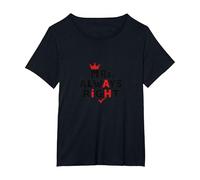Cita Divertida de Matrimonio de Wifey Mrs. Always Right Camiseta, Mujer Tallas Grandes, Negro, 1XL Grande
