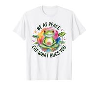 Cita divertida de meditación de rana - Humor de dieta de alimentación consciente Camiseta