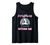 Cita Divertida de meditación Everything I Need Is Within Me Camiseta sin Mangas
