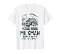 Cita divertida de Milkman Profession para repartidor de productos lácteos sobre vacas Camiseta