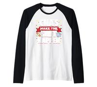 Cita divertida de motivación de enfermería CNAs Make The Shift Happen Camiseta Manga Raglan
