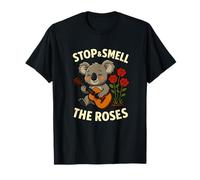 Cita Divertida de música de Koalas de Stop & Smell The Roses Camiseta