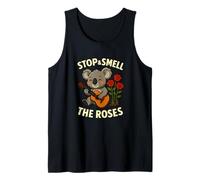 Cita Divertida de música de Koalas de Stop & Smell The Roses Camiseta sin Mangas