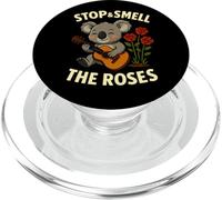 Cita Divertida de música de Koalas de Stop & Smell The Roses PopSockets PopGrip para MagSafe