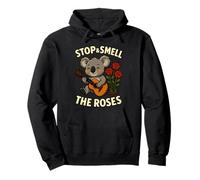Cita Divertida de música de Koalas de Stop & Smell The Roses Sudadera con Capucha