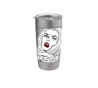 Cita divertida de My Life Is A Blonde Moment Vintage Pop Art Girl Vaso térmico de acero inoxidable de doble pared
