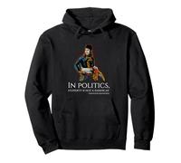 Cita Divertida de Napoleón Bonaparte sobre política - Historia Francesa Sudadera con Capucha