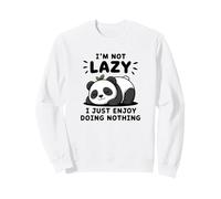 Cita Divertida de Panda I'm Not Lazy Sudadera
