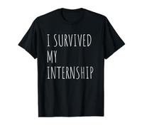 Cita Divertida de pasantía para pasante, Sobreviví a mi pasantía Camiseta gráfica económica