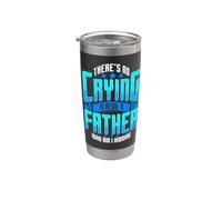 Cita divertida de paternidad sin humor de papá que llora Vaso térmico de acero inoxidable de doble pared