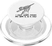 Cita Divertida de Pesca No Puedo Trabajar Hoy, mi Brazo está enyesado PopSockets PopGrip para MagSafe