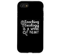 Cita Divertida de Profesor Enseñar geología es una Obra de corazón Carcasa para iPhone SE (2020) / 7/8
