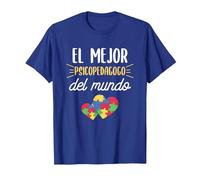 Cita Divertida De Psicología para Un Psicólogo Educativo Camiseta, Hombre, Azul Real, XL