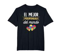 Cita Divertida De Psicología para Un Psicólogo Educativo Camiseta, Hombre Tallas Grandes, Negro, 4X Alto