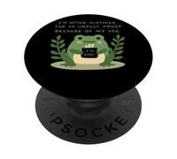 Cita Divertida de Rana Estoy a Menudo equivocada PopSockets PopGrip Adhesivo
