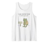 Cita Divertida de Rana I Was Normal Once It Didn'T Work out Camiseta sin Mangas
