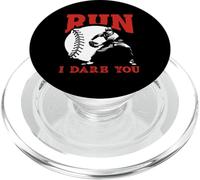 Cita Divertida de Run I Dare You Baseball Catcher PopSockets PopGrip para MagSafe