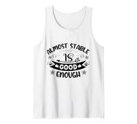 Cita divertida de salud mental casi estable es lo suficientemente bueno Camiseta sin Mangas