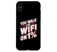 Cita Divertida de Slow Walker | Ropa de Humor sarcástica WiFi Divertida Carcasa para iPhone XS MAX