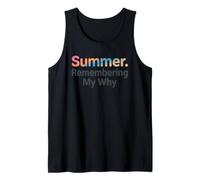 Cita Divertida de Verano Remember My Why Teacher School's out Camiseta sin Mangas