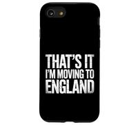 Cita Divertida de Viaje Vintage con Texto en inglés That's It I'm Moving to England Carcasa para iPhone SE (2020) / 7/8