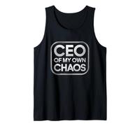 Cita Divertida del Empresario del CEO de mi Propio Caos Camiseta sin Mangas
